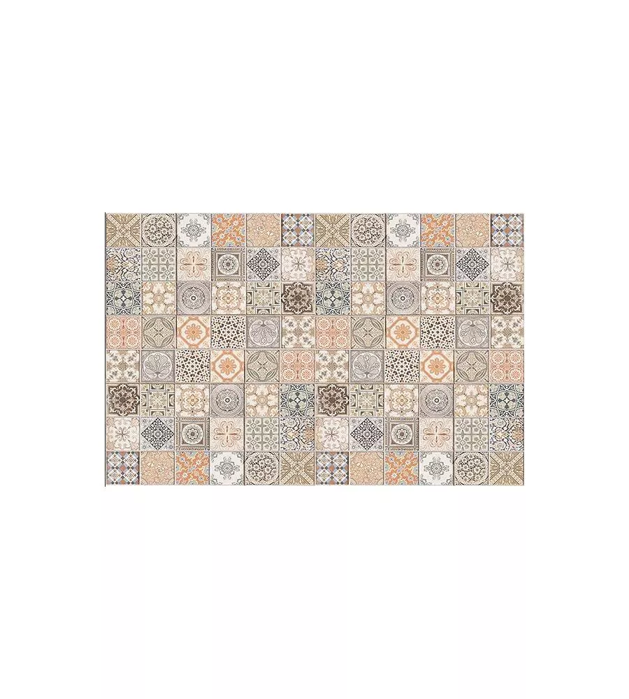 Tappeto  "persian tiles" in vinile spessorato, 150x230 cm